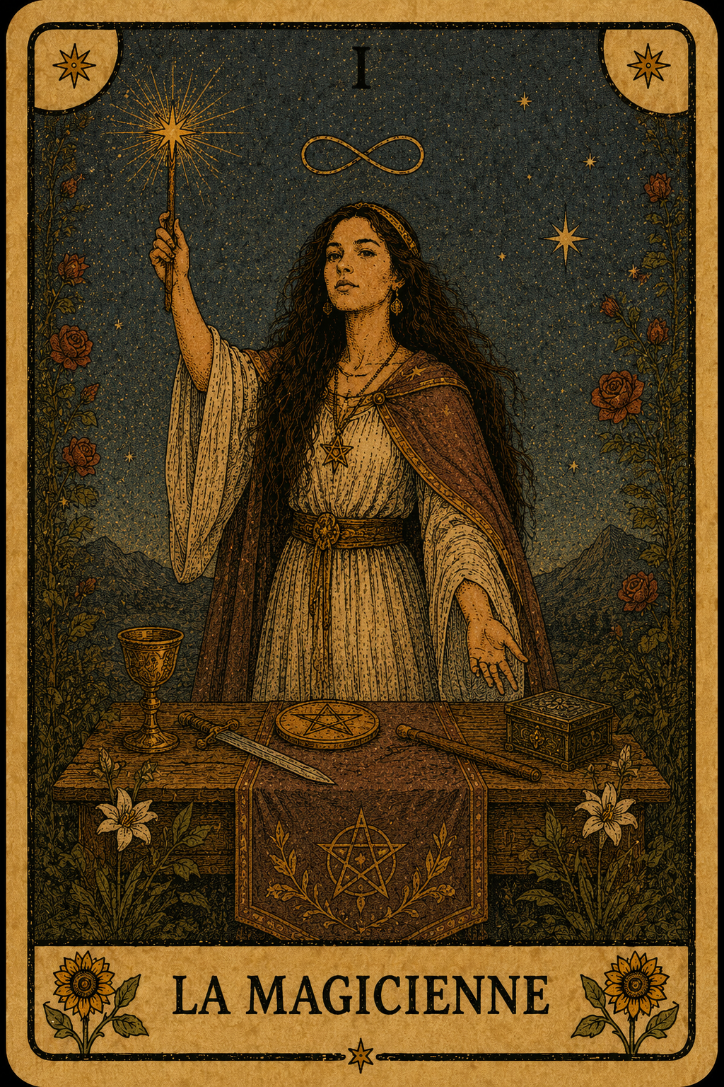 Carte du tarot La Magicienne